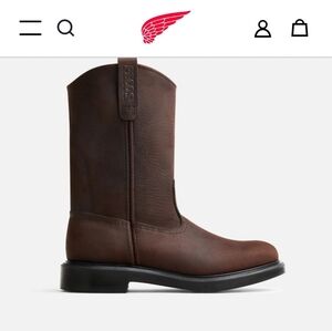 Men's Redwing Supersole 11" Soft Toe Pull On Work Boots